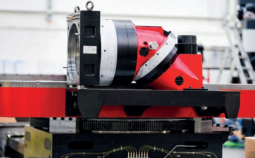 臥式鏜銑床頭庫