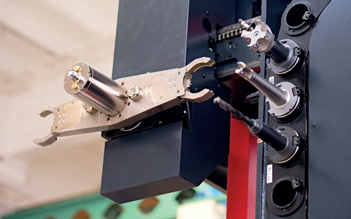 臥式鏜銑床自動換刀刀庫